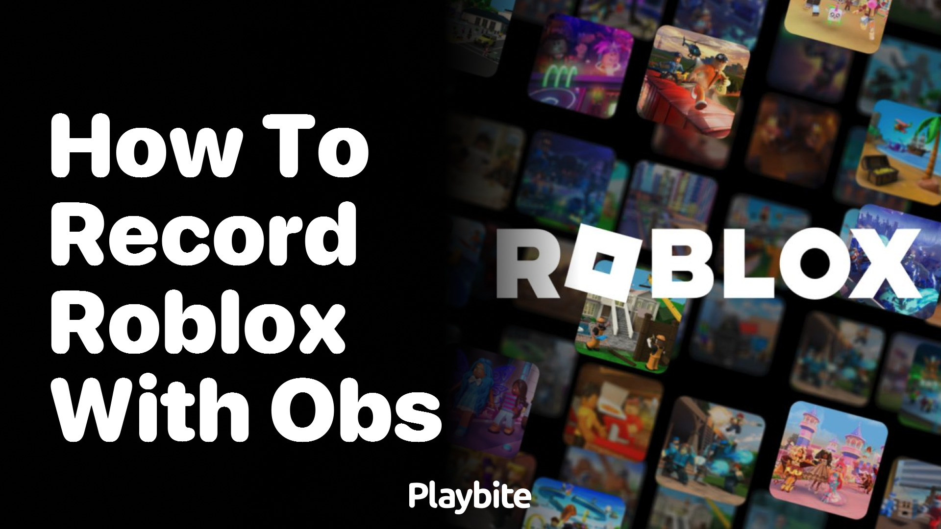 How to Record Roblox with OBS