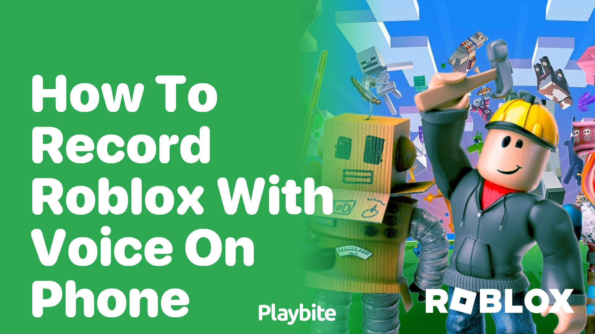 How to Record Roblox with Voice on Your Phone