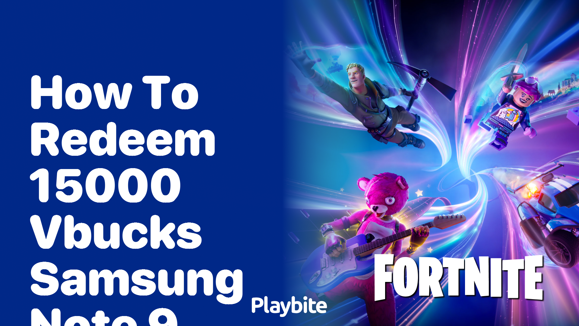 How to Redeem 15000 V-Bucks on Your Samsung Note 9