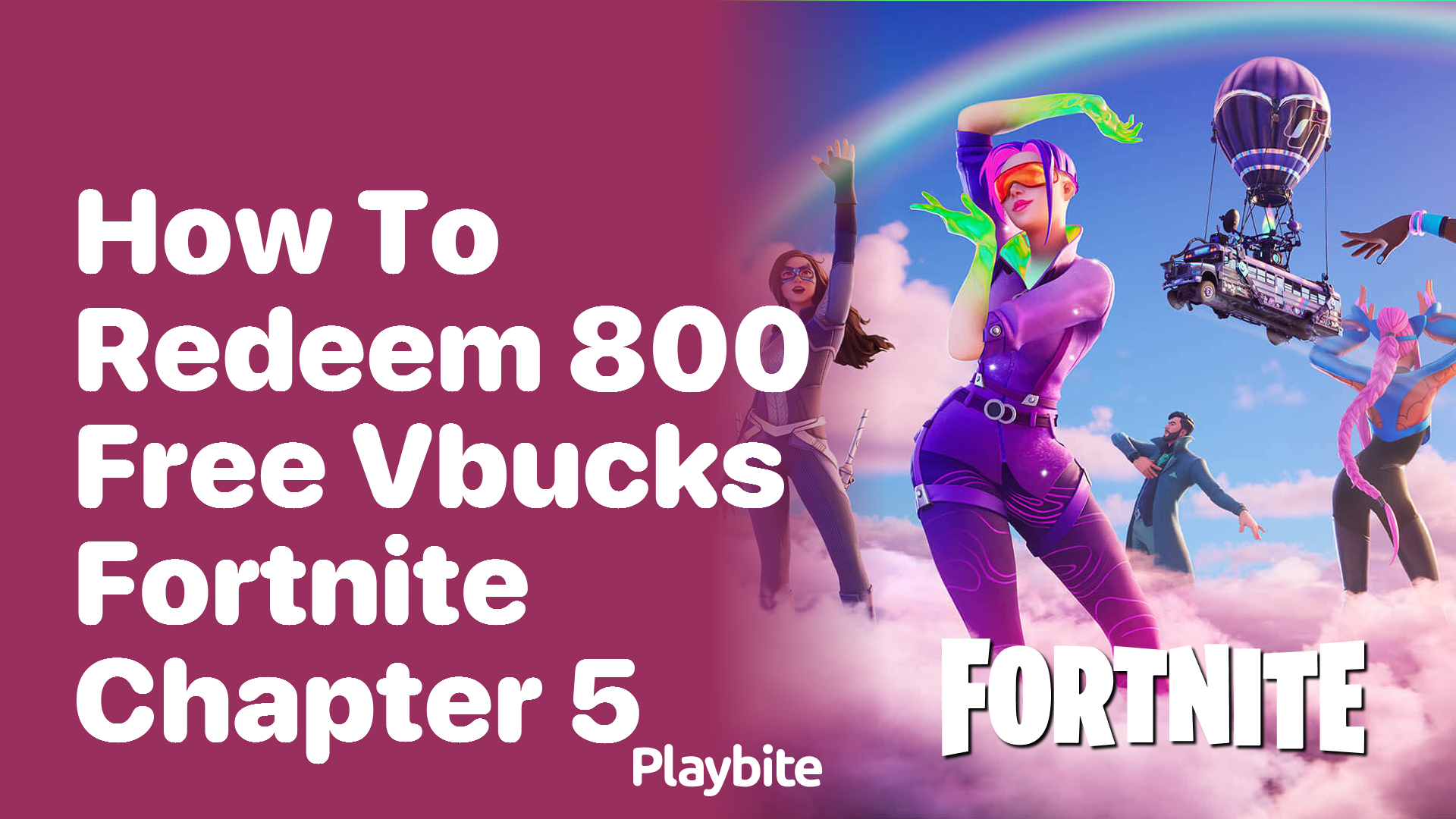 How to Redeem 800 Free V-Bucks in Fortnite Chapter 5