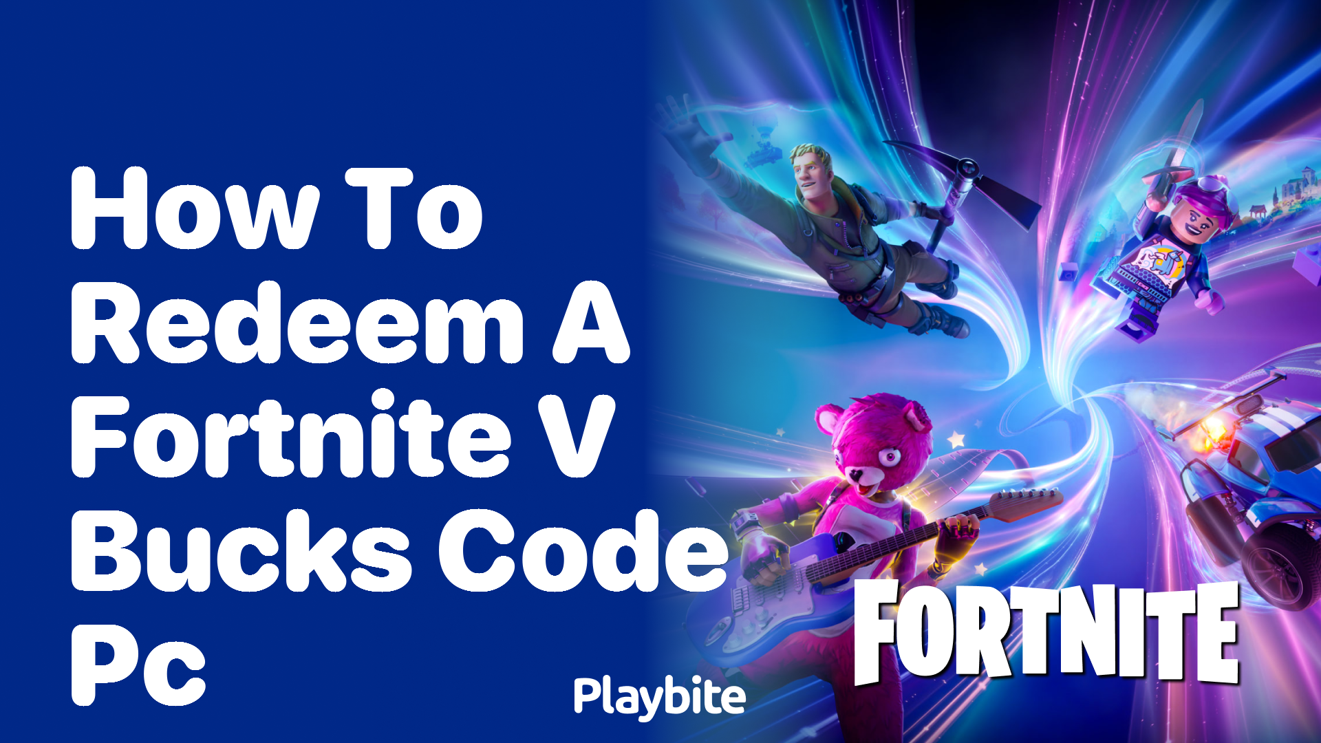 How to Redeem a Fortnite V-Bucks Code on PC