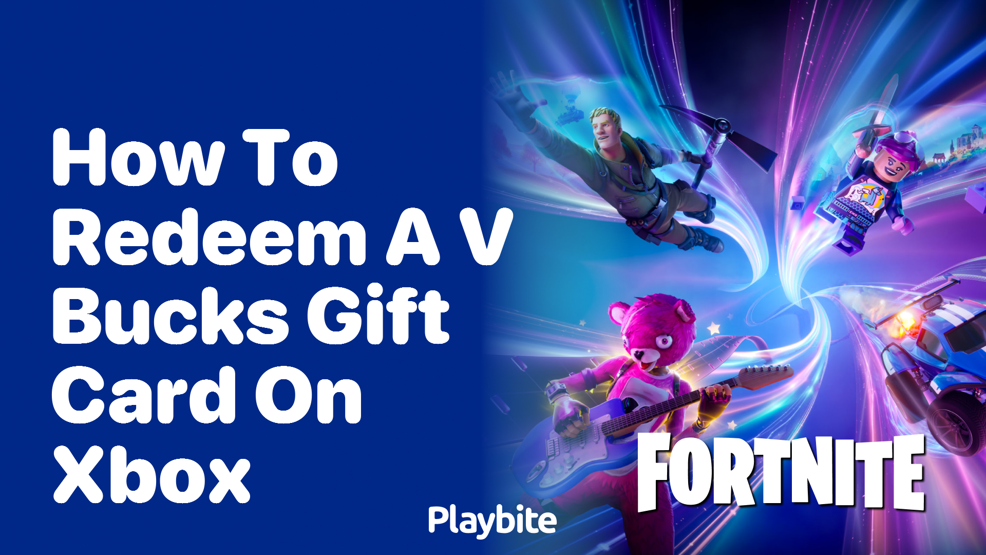 How to Redeem a V-Bucks Gift Card on Xbox