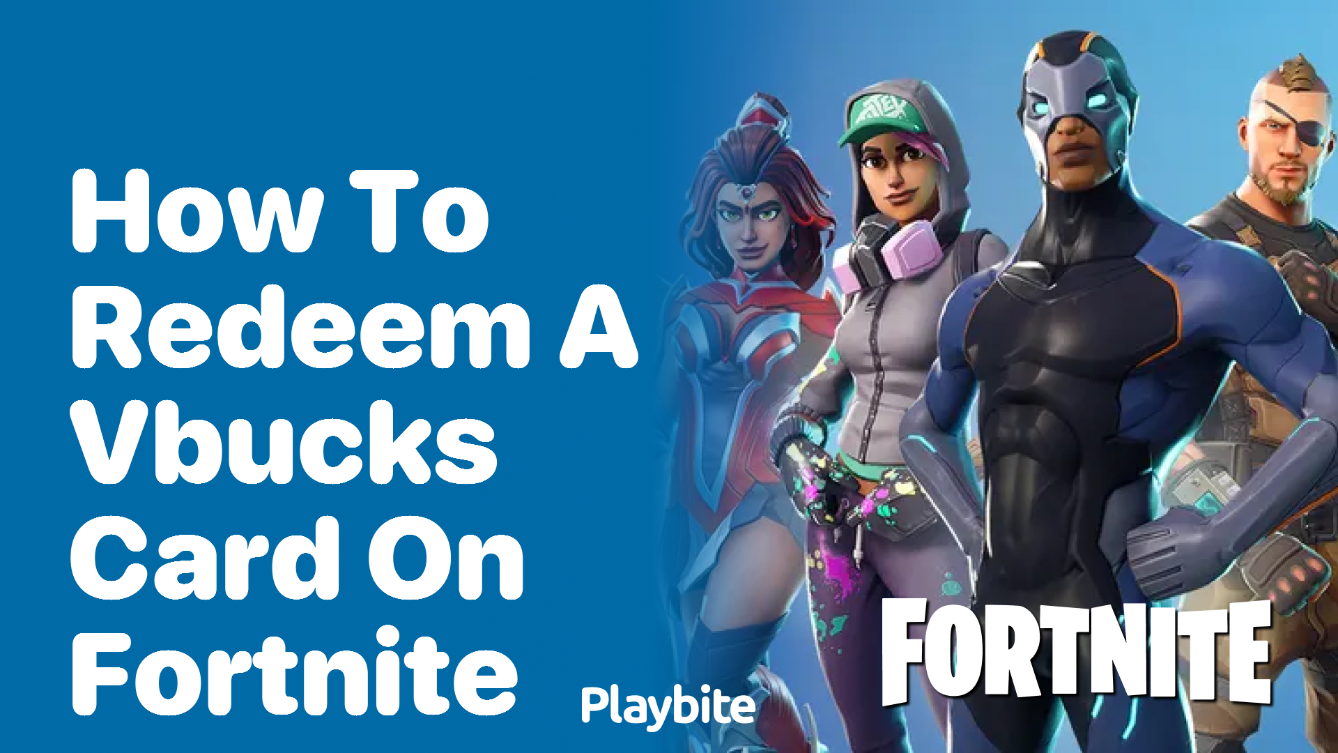 How to Redeem a V-Bucks Card on Fortnite