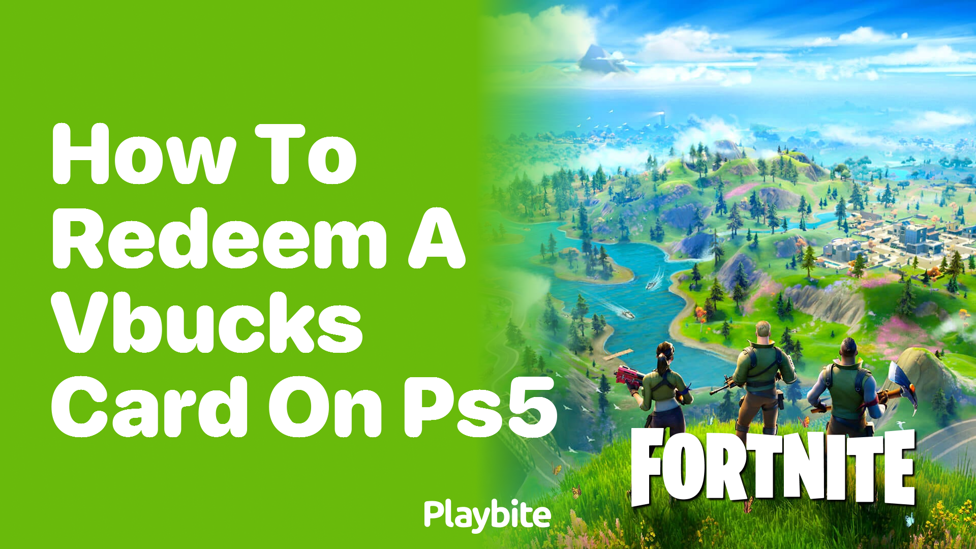 How to Redeem a V-Bucks Card on PS5