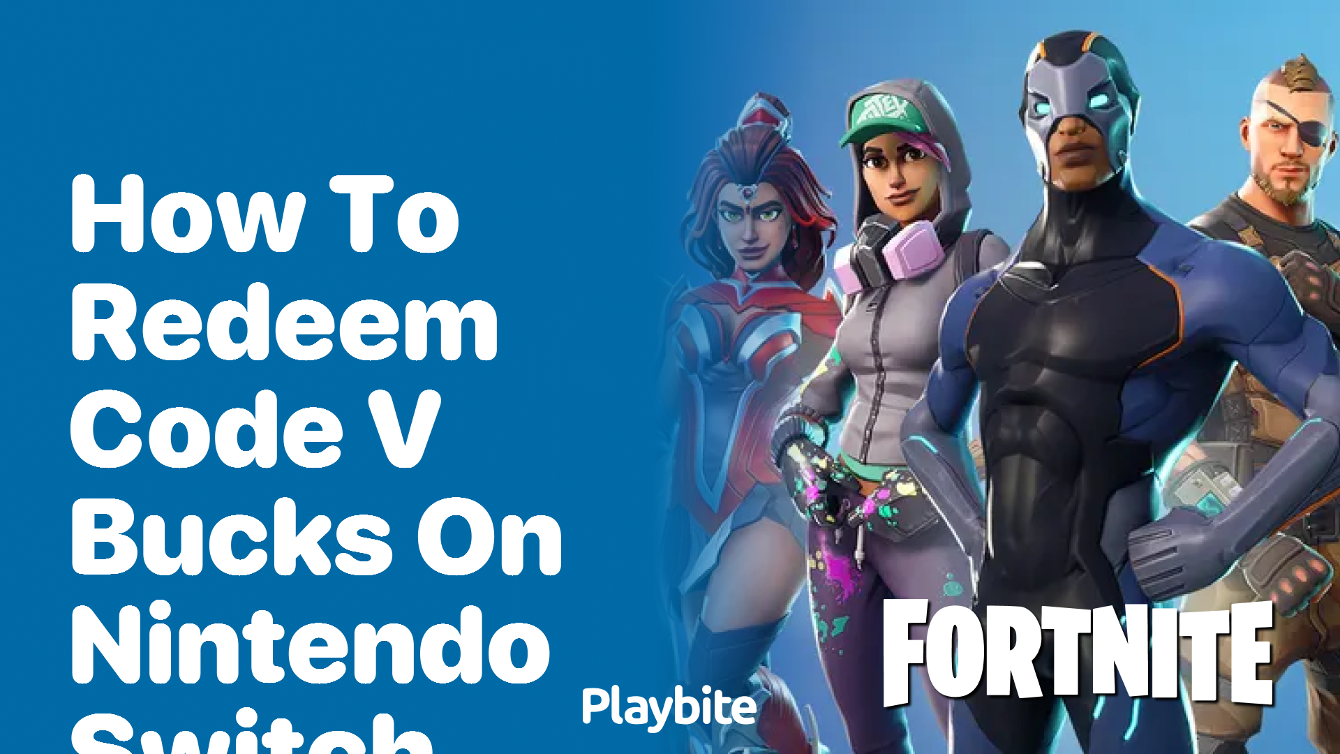 How to Redeem a Code for V-Bucks on Nintendo Switch
