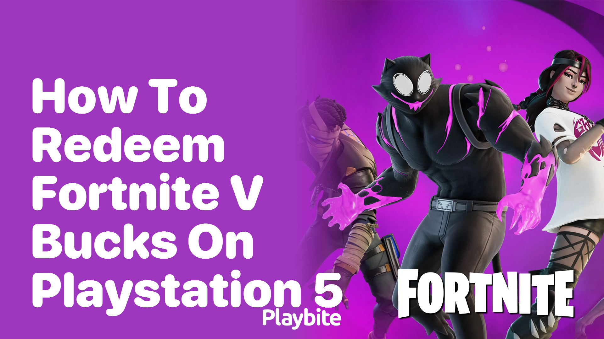 How to Redeem Fortnite V-Bucks on PlayStation 5