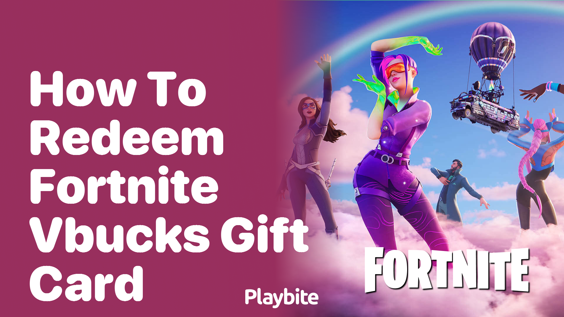 How to Redeem a Fortnite V-Bucks Gift Card