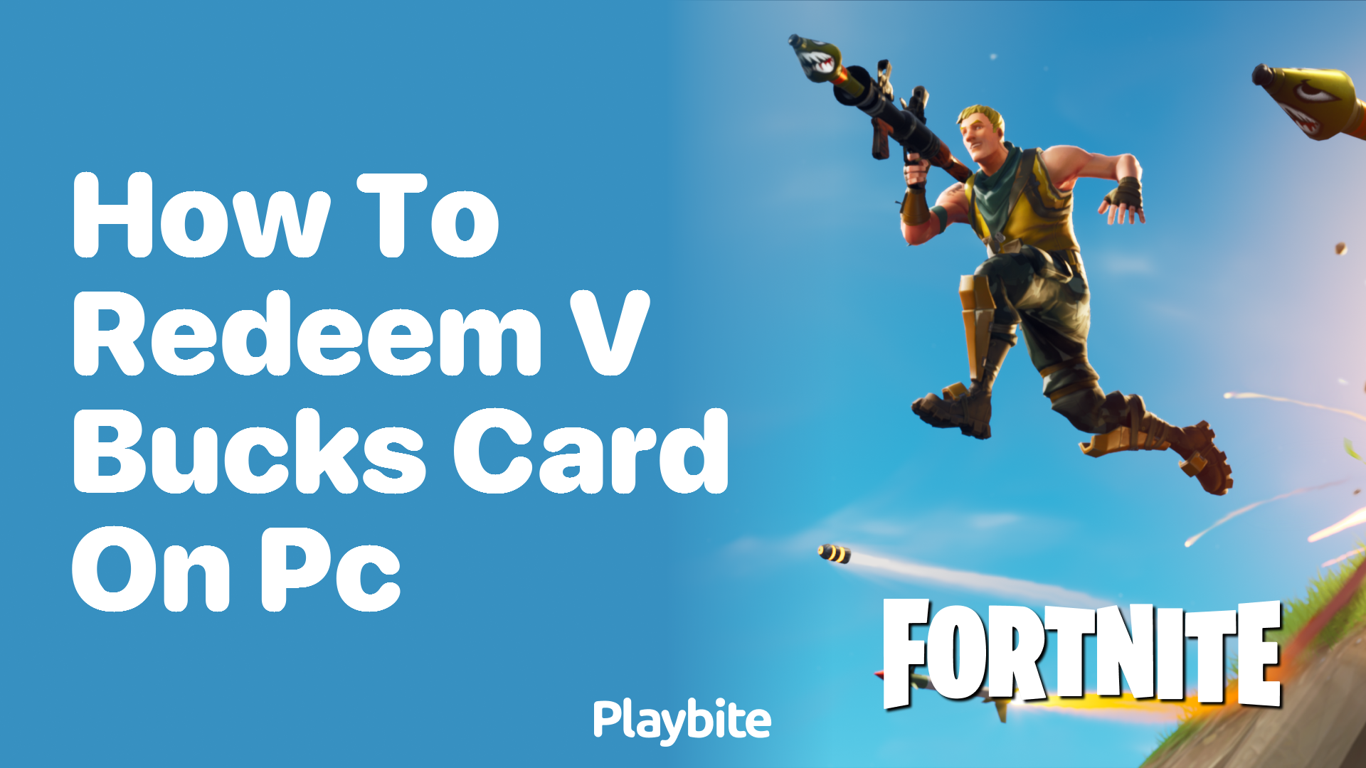 How to Redeem V-Bucks Card on PC