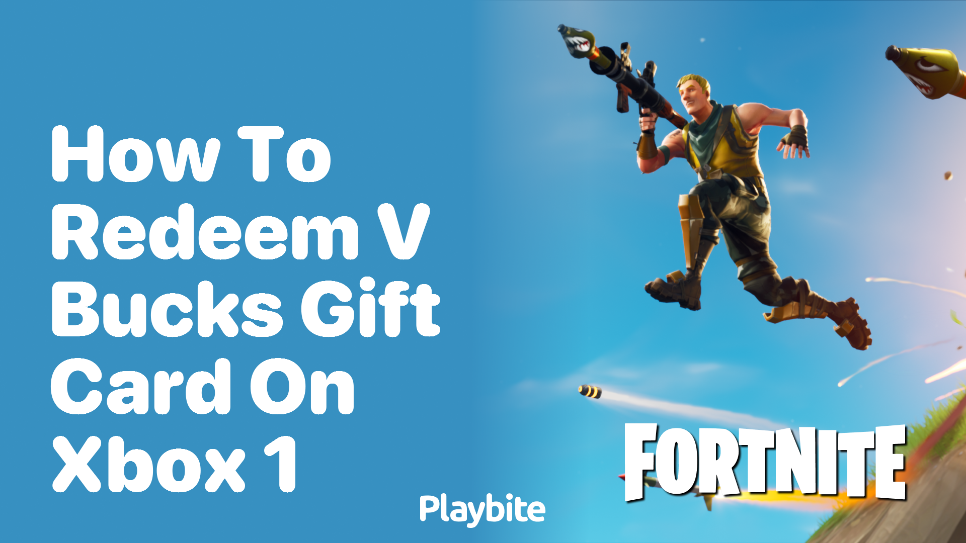 How to Redeem a V-Bucks Gift Card on Xbox One