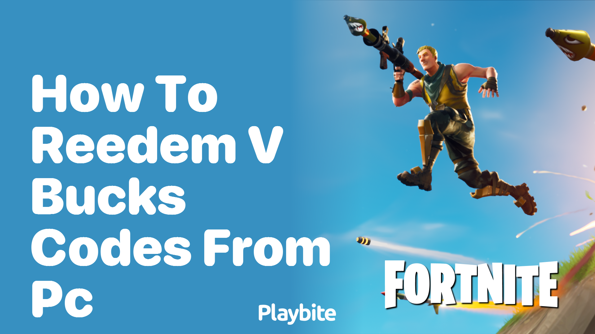 How to Redeem V-Bucks Codes from a PC