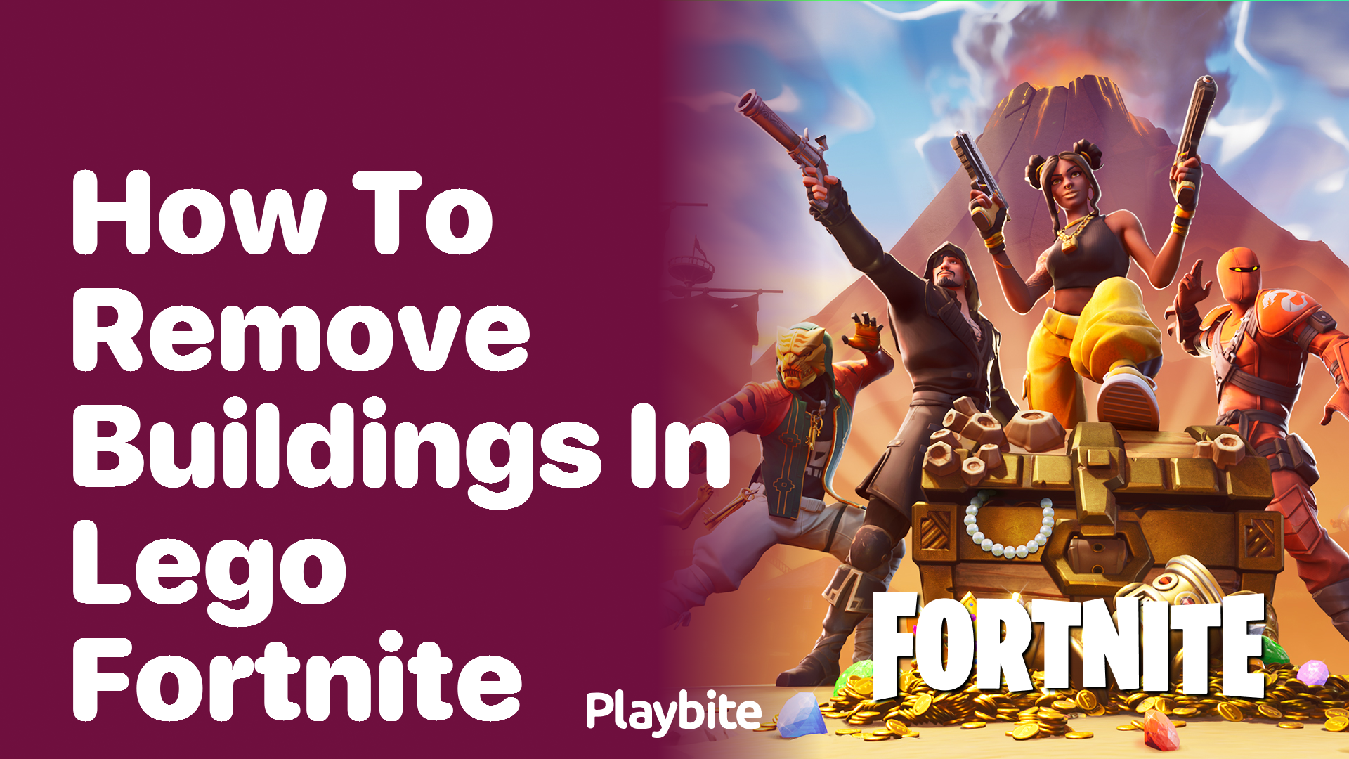 How to Remove Buildings in LEGO Fortnite