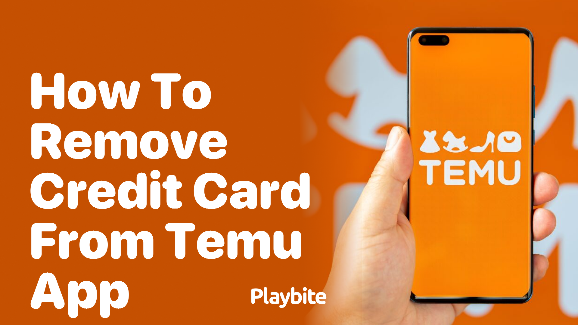 How to Remove Your Credit Card from the Temu App