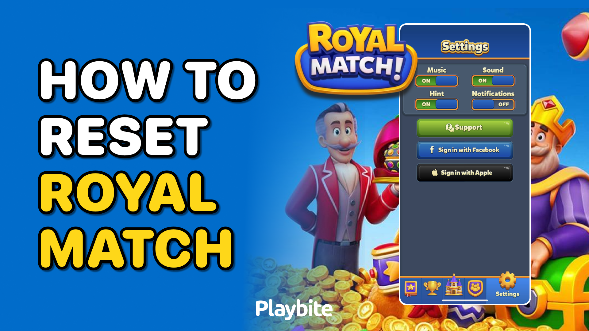 How To Reset Royal Match