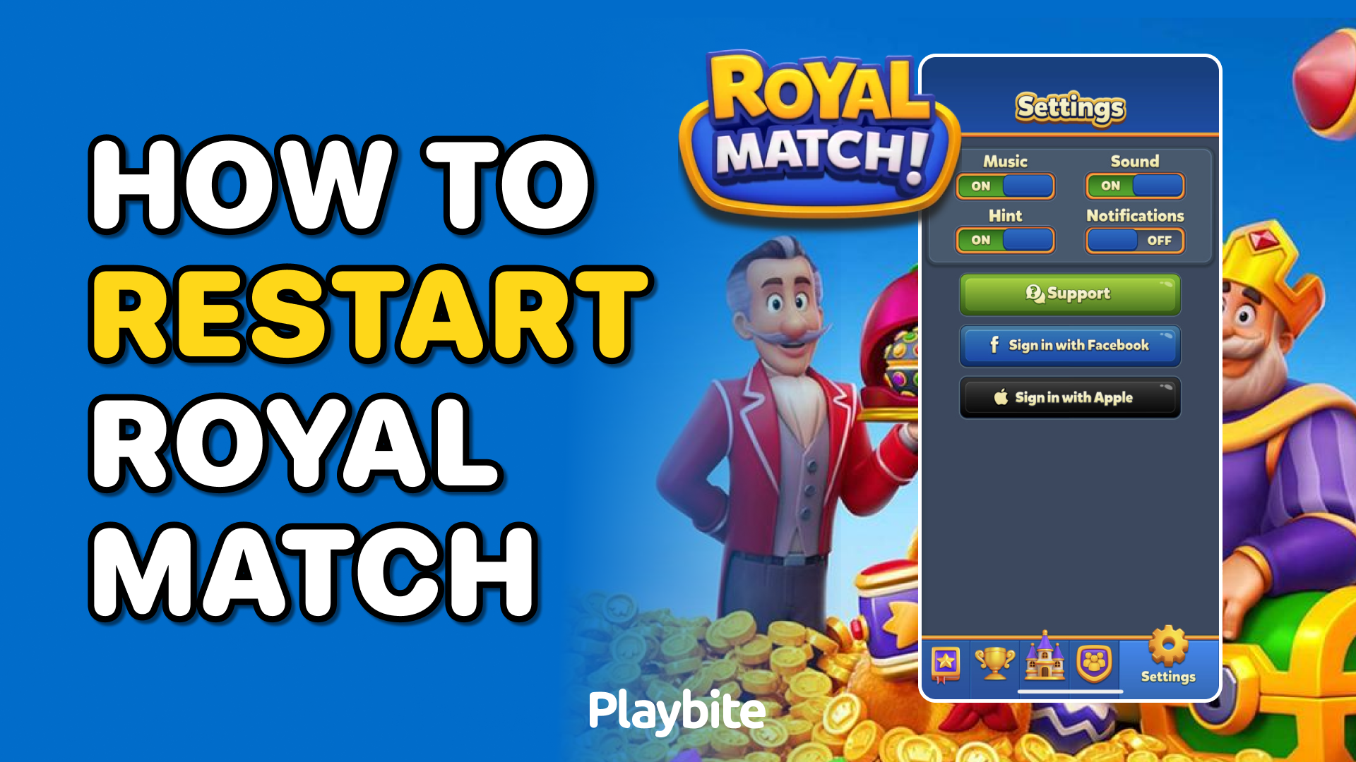 How To Restart Royal Match