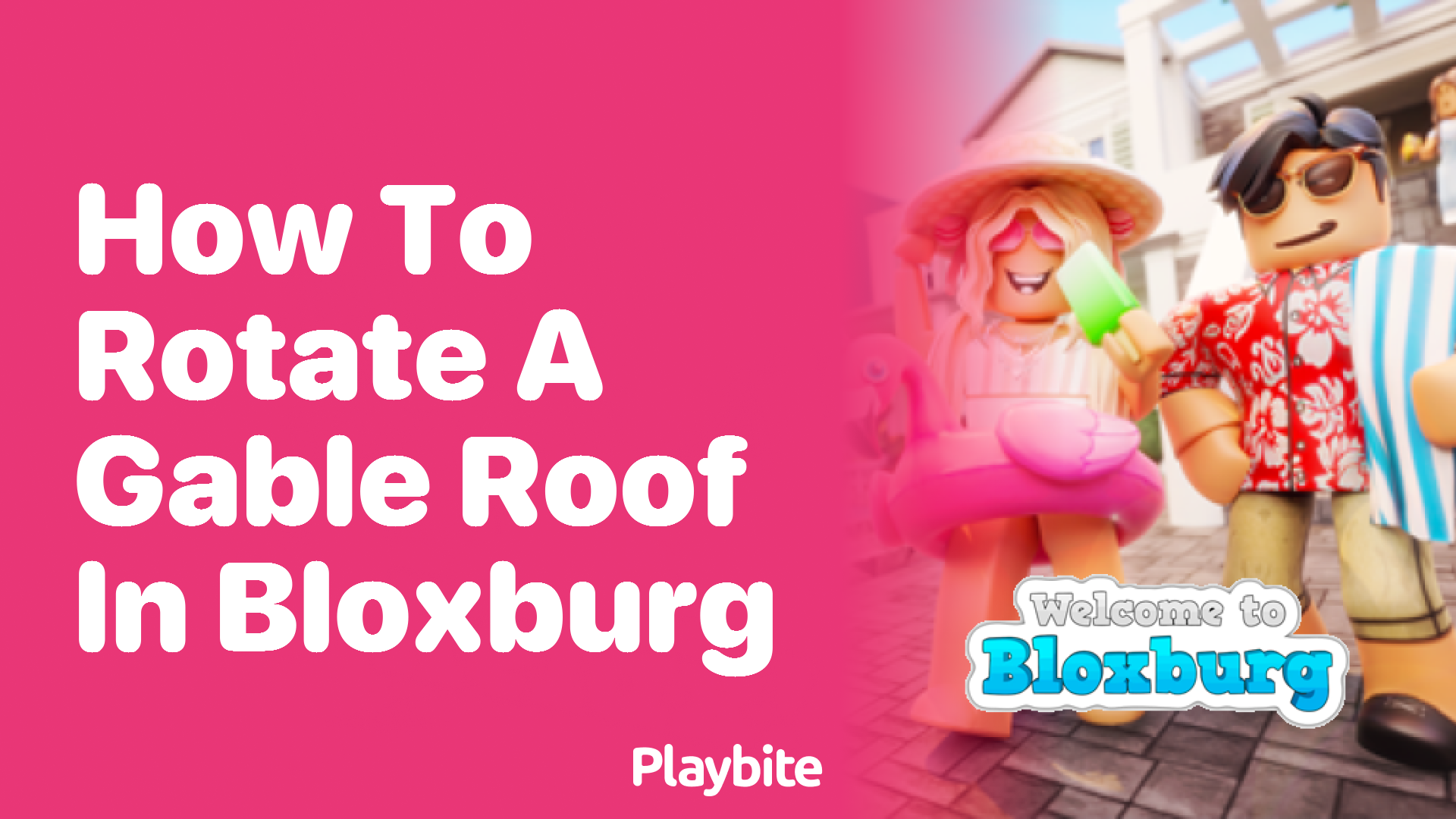 How to Rotate a Gable Roof in Bloxburg