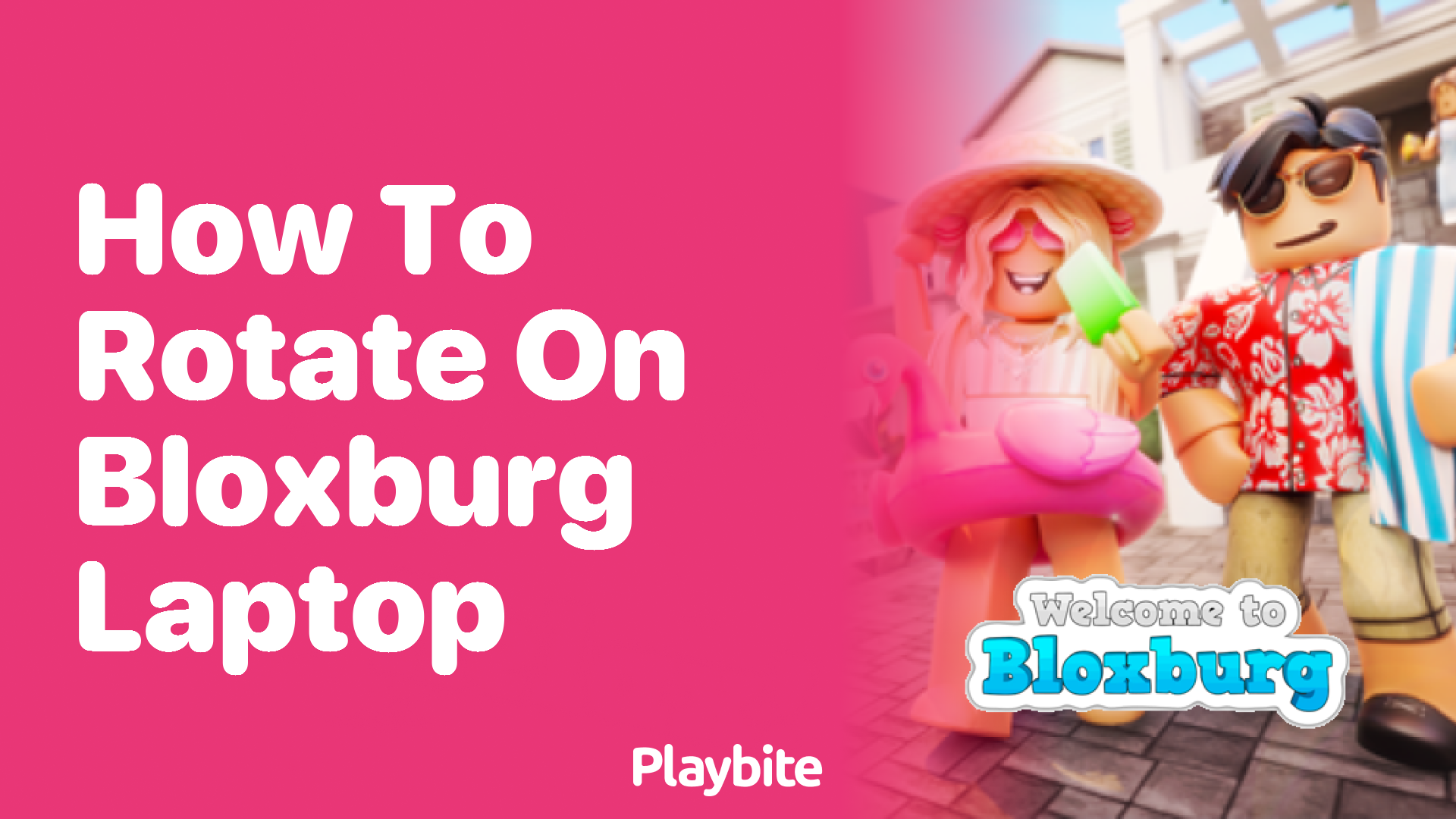 How to Rotate Items on Bloxburg Using a Laptop