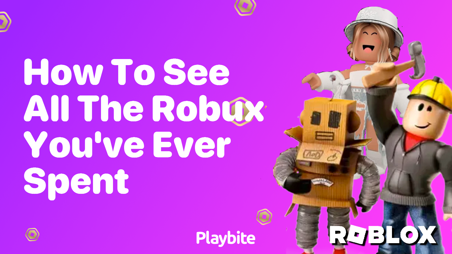 How to See All the Robux You’ve Ever Spent