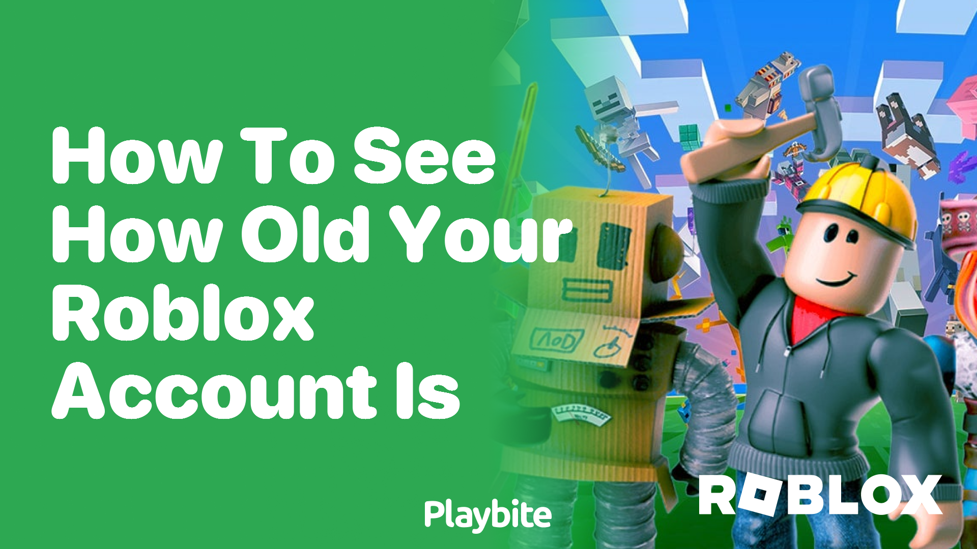 How to Find Out the Age of Your Roblox Account