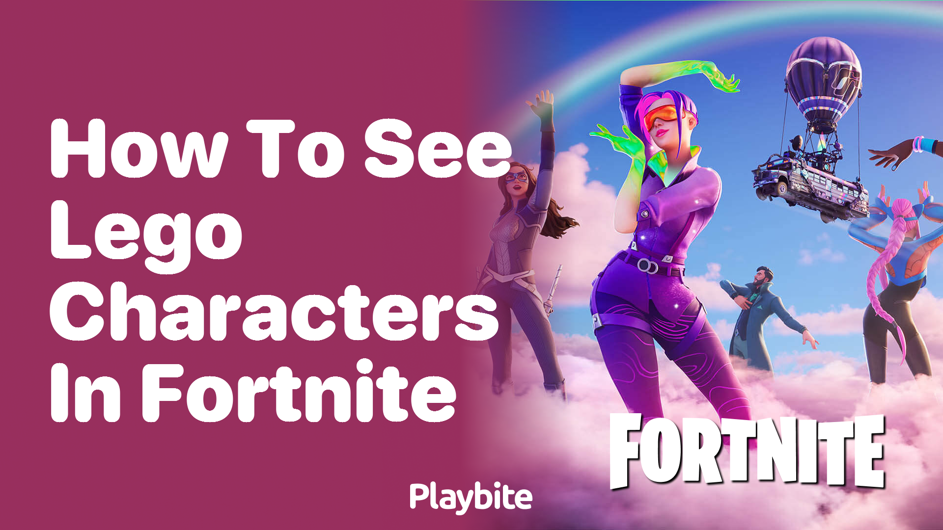 How to See LEGO Characters in Fortnite
