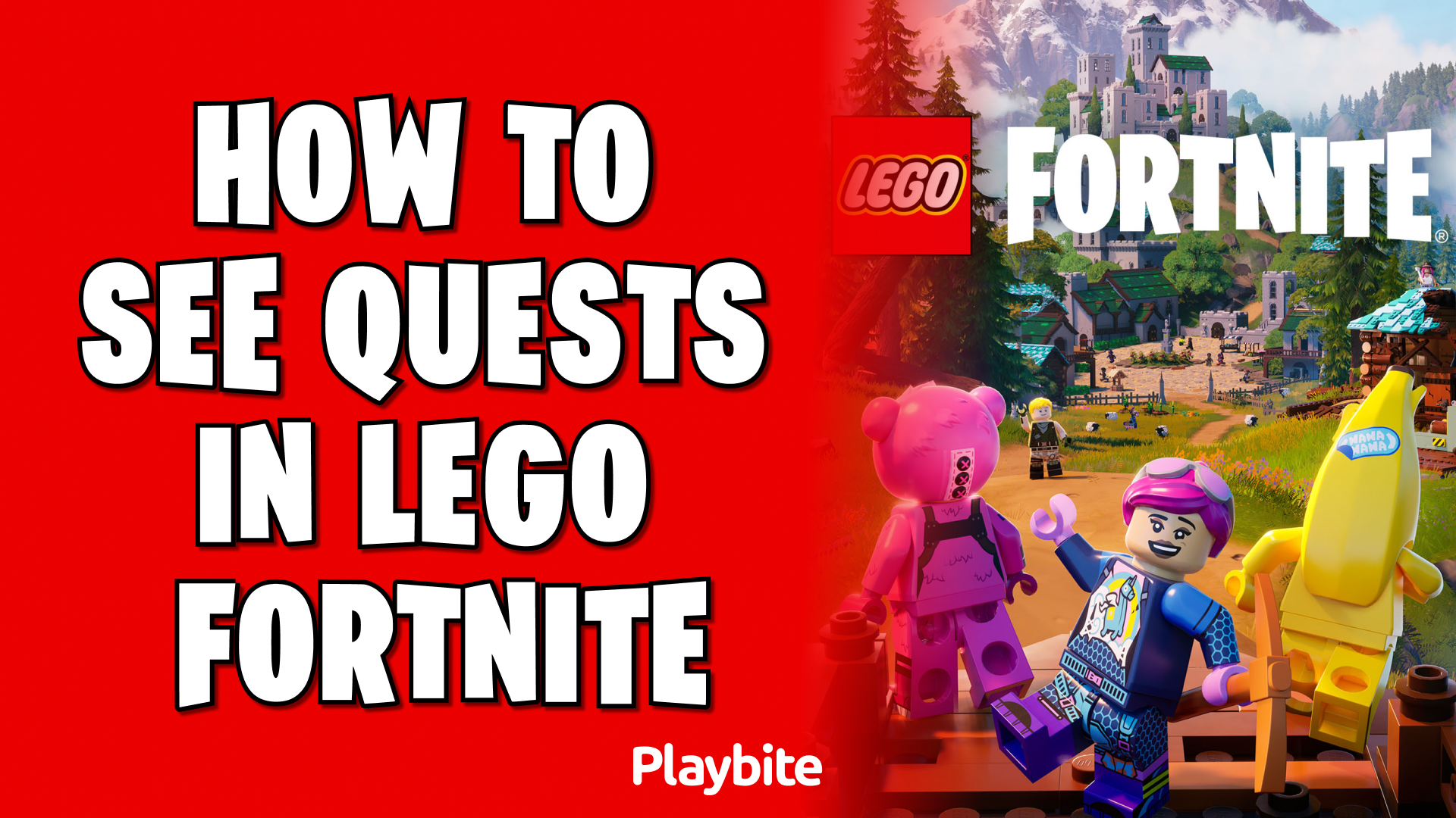 How to See Quests in LEGO Fortnite