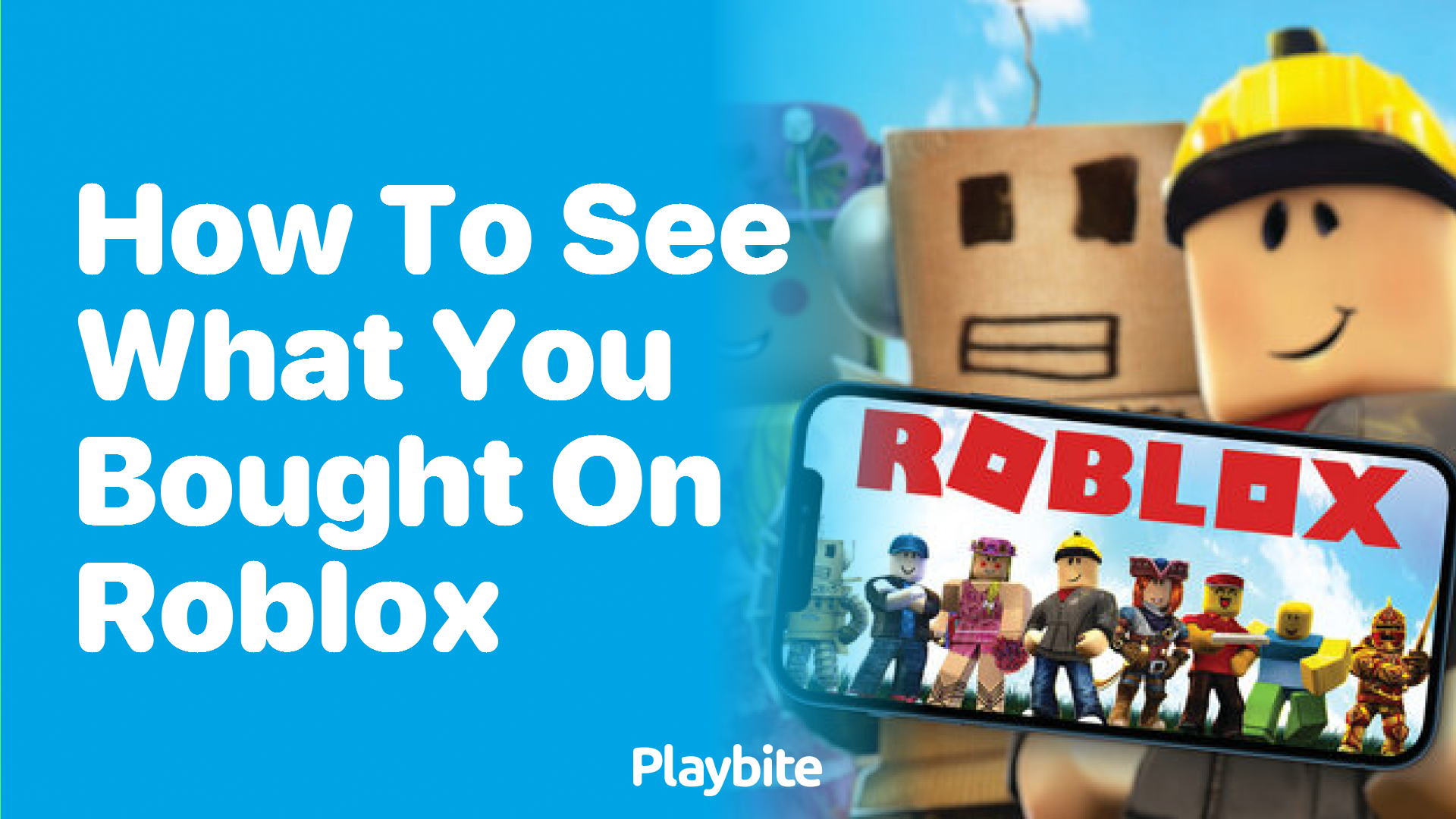 How to see what you bought on Roblox