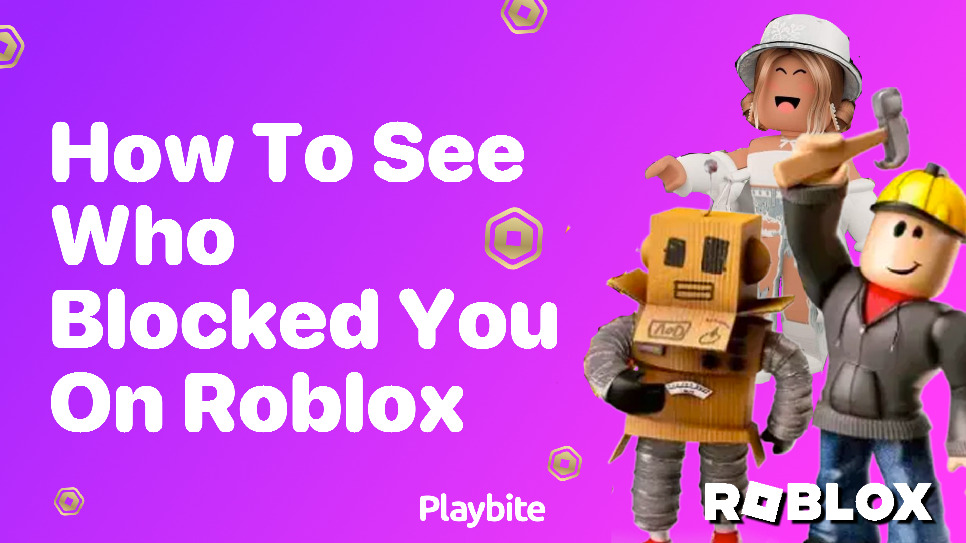 How to See Who Blocked You on Roblox
