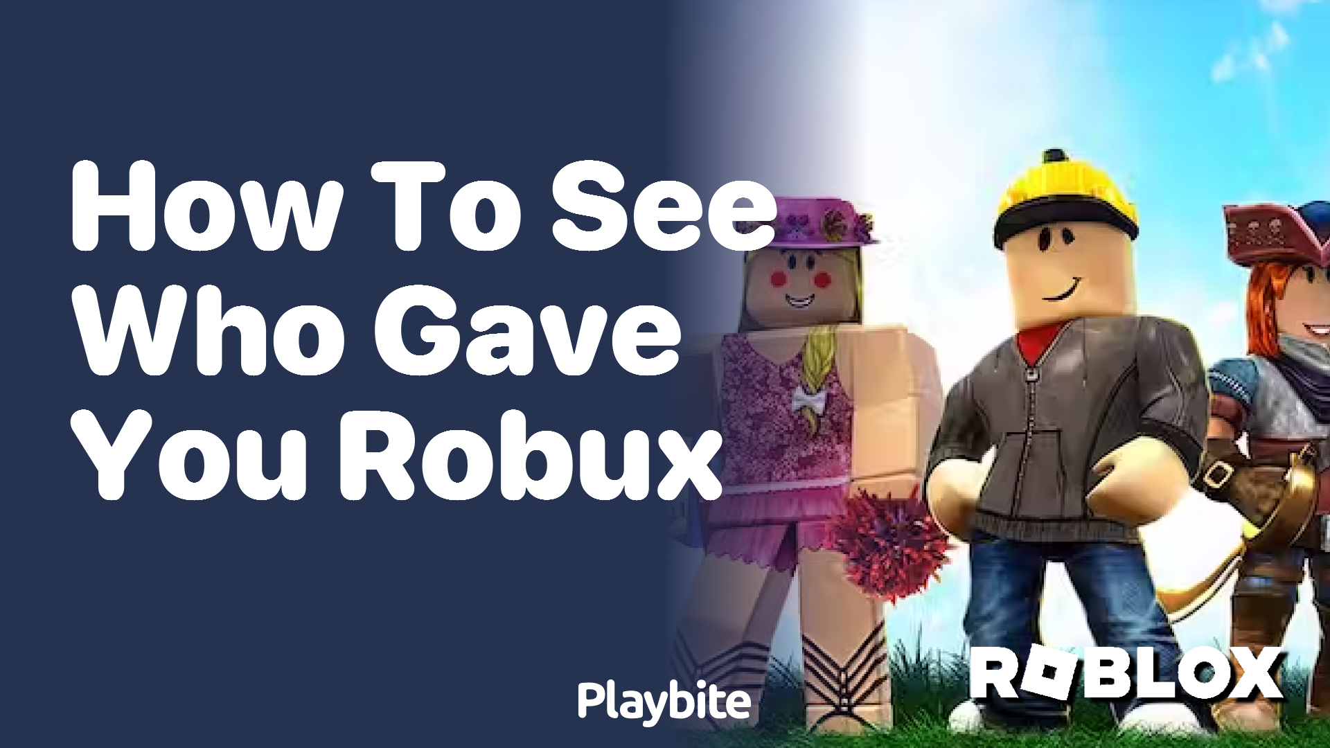 How to See Who Gave You Robux in Roblox