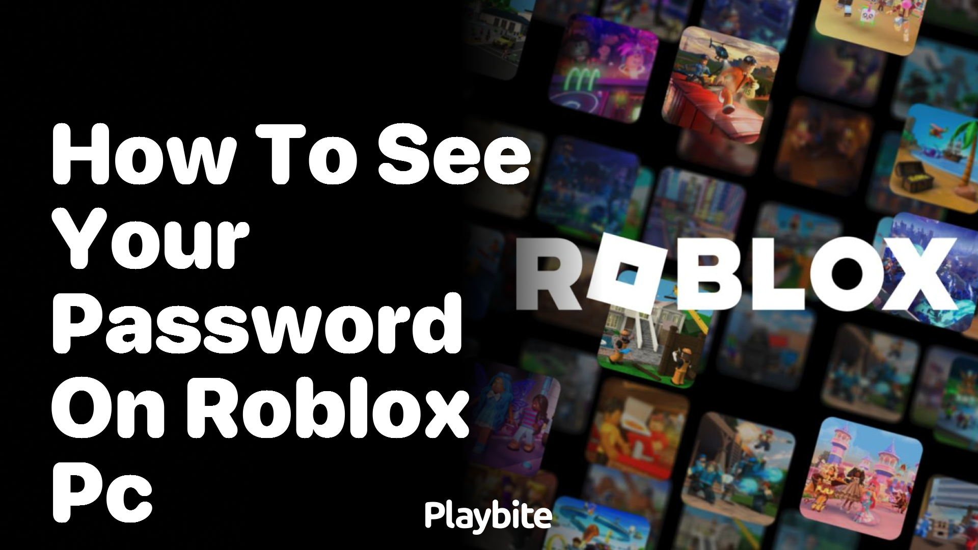 How to See Your Password on Roblox PC