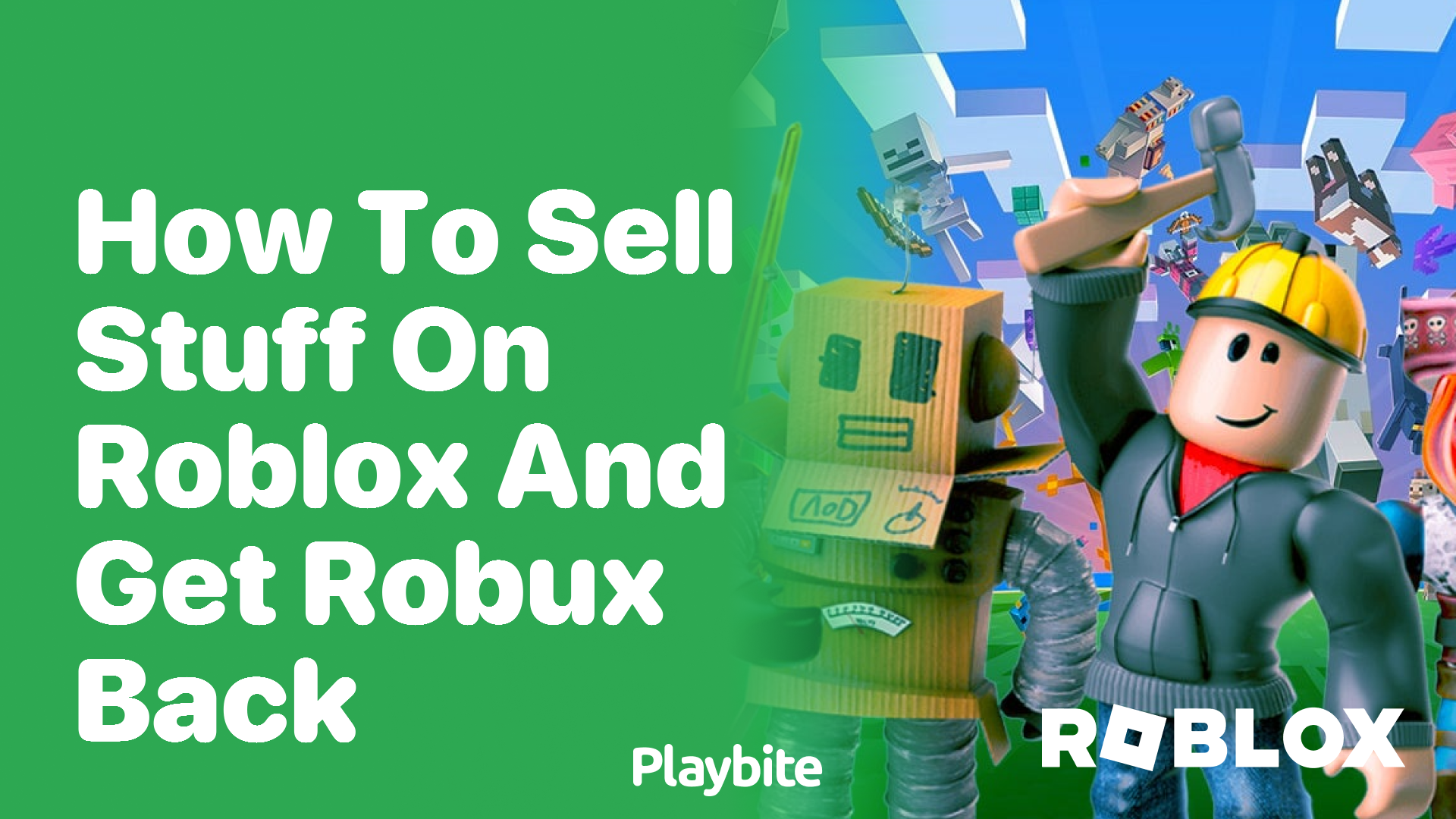 How to Sell Stuff on Roblox and Get Robux Back