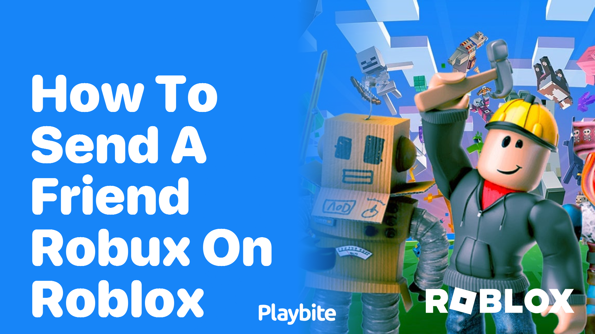 How To Send A Friend Robux On Roblox Playbite How To Send A Friend Robux On Roblox 1 
