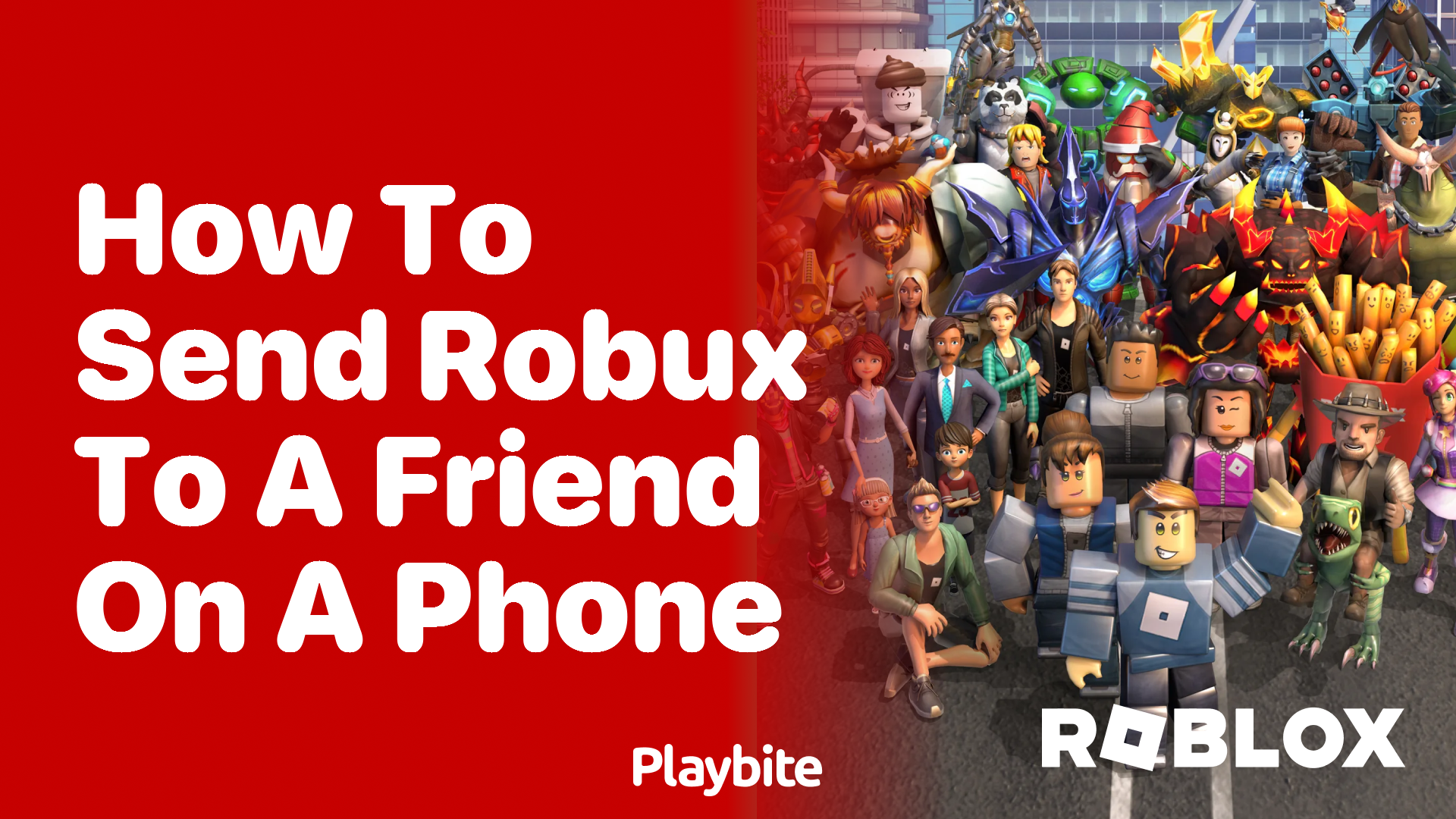 How to send Robux to a friend on a phone