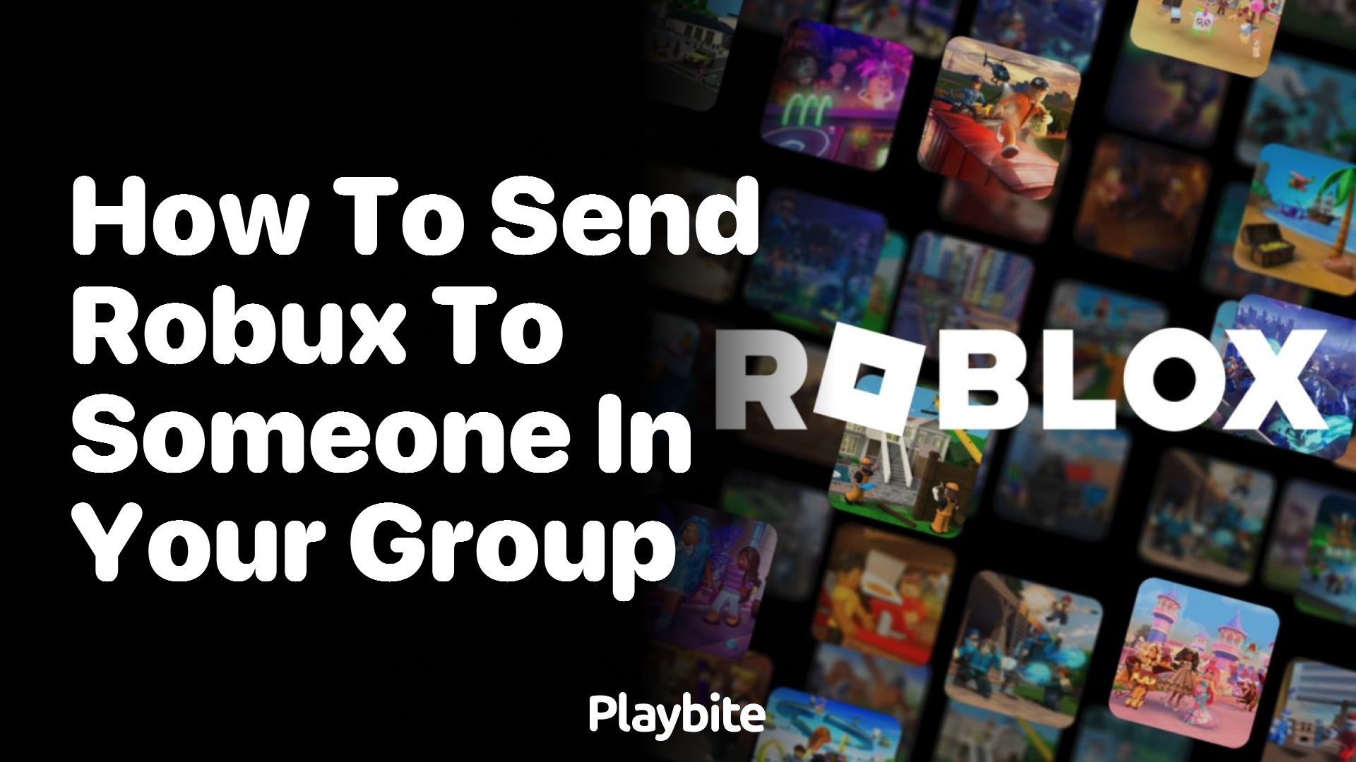 How to Send Robux to Someone in Your Group on Roblox