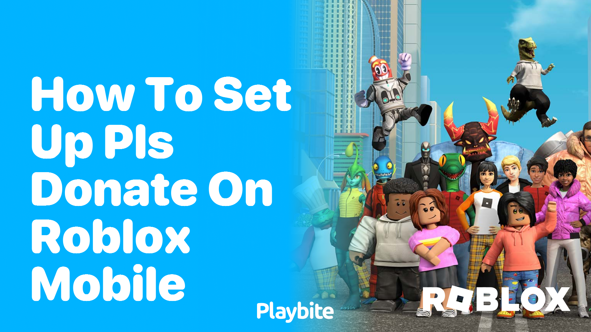 How to Set Up Pls Donate on Roblox Mobile