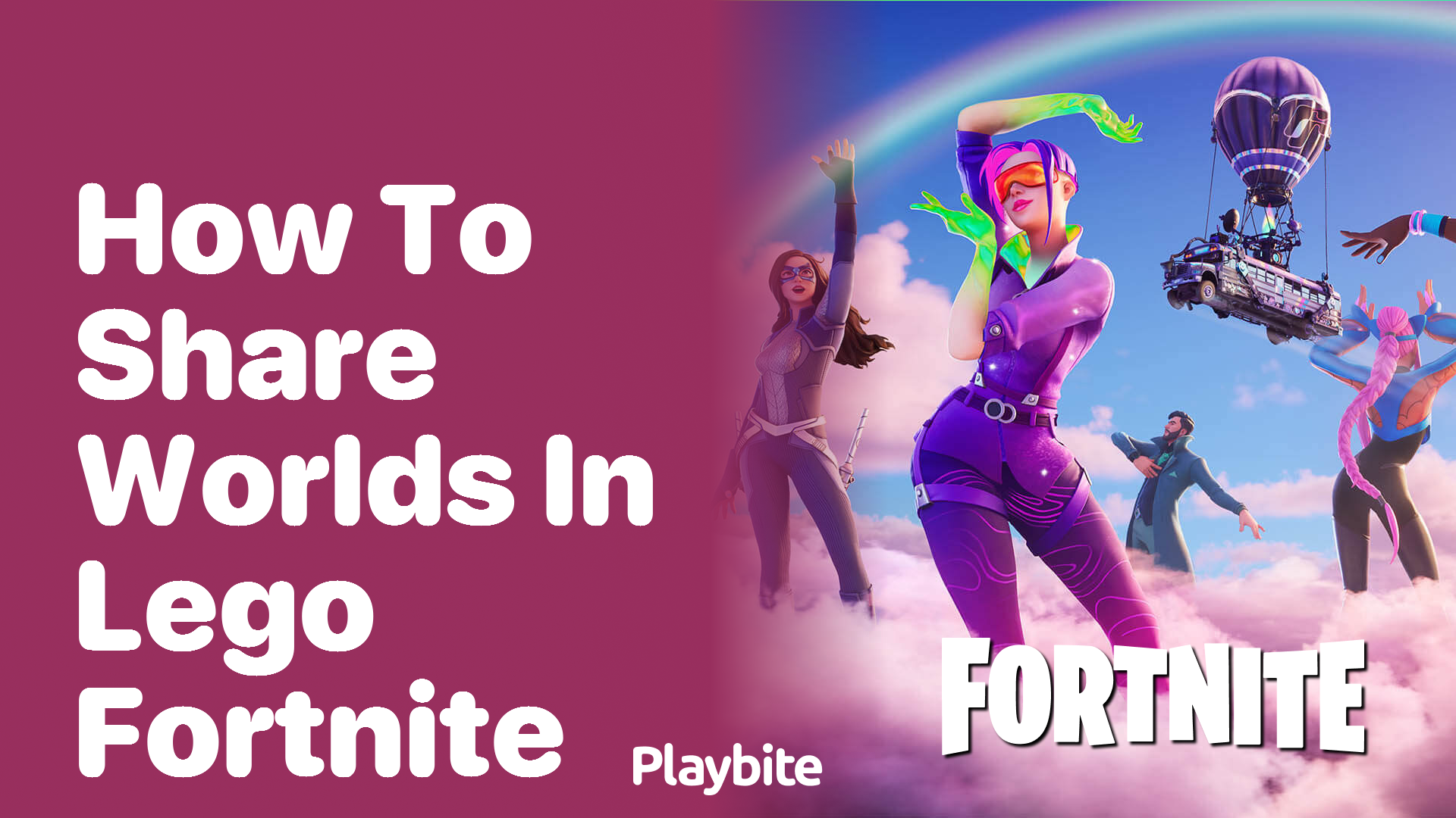 How to Share Worlds in LEGO Fortnite