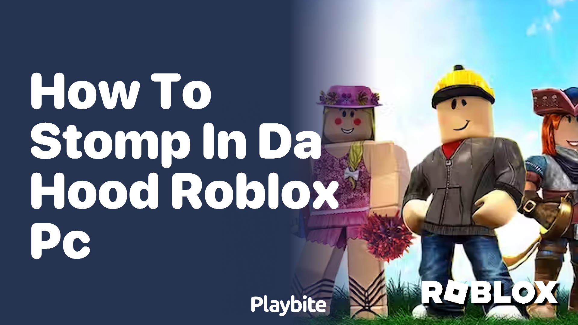 How to Stomp in Da Hood on Roblox PC