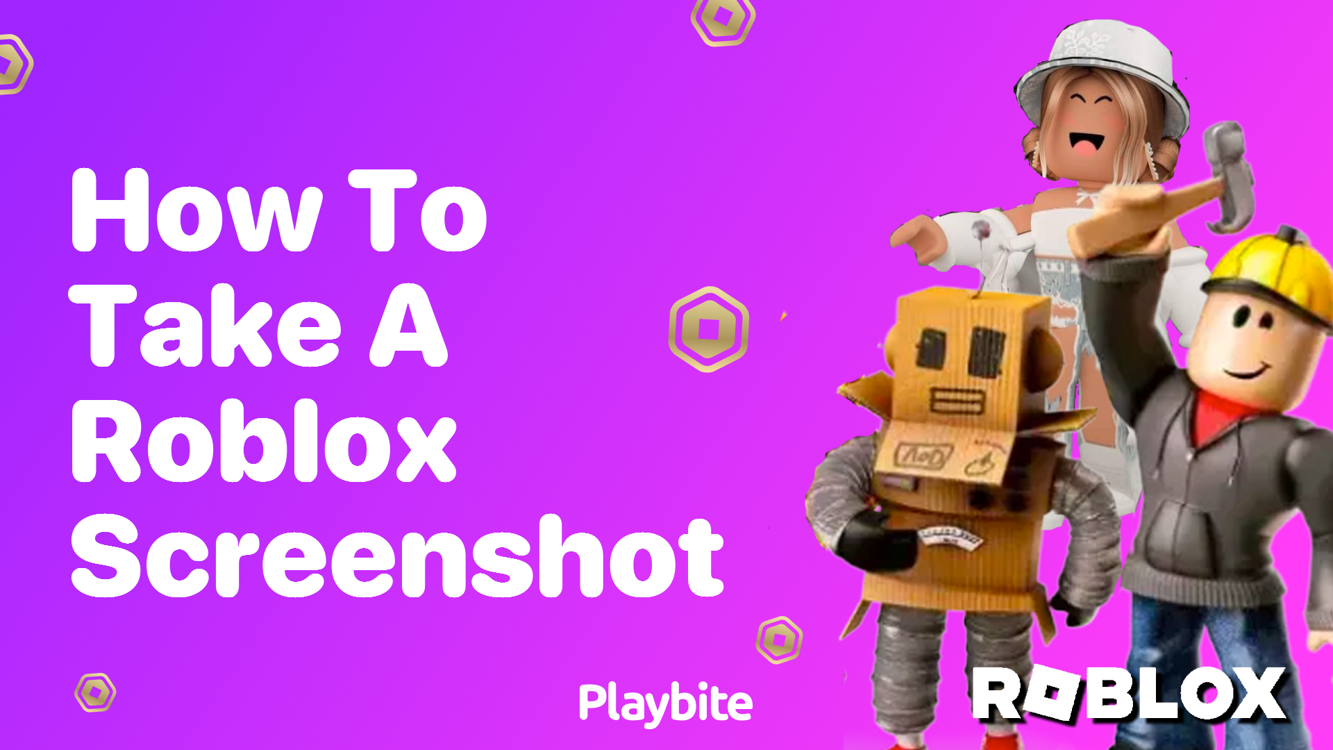 How to Take a Roblox Screenshot: A Simple Guide