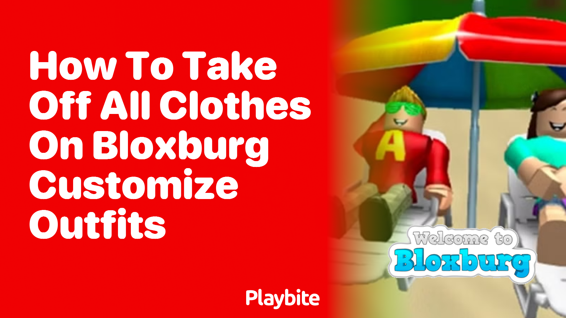 How to Take Off All Clothes on Bloxburg & Customize Outfits