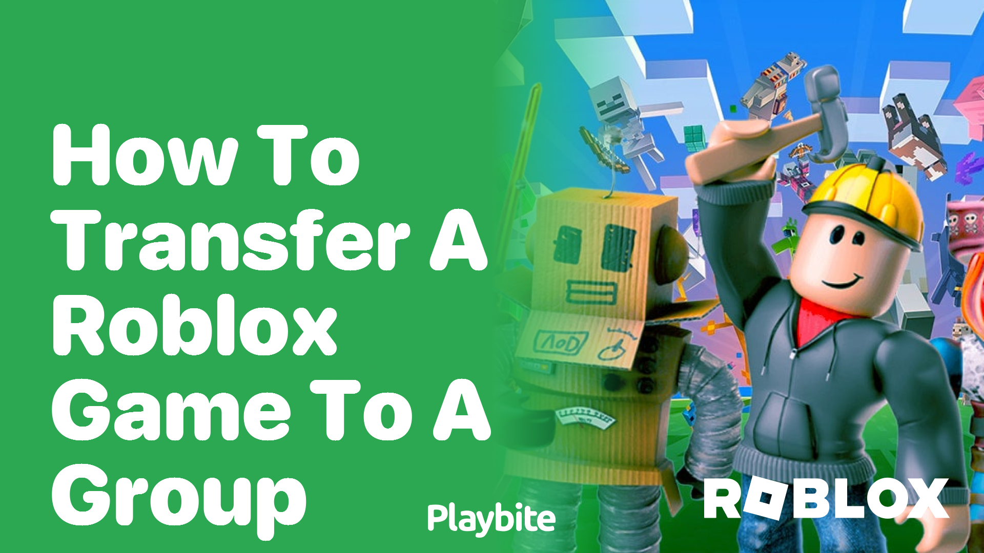 How to Transfer a Roblox Game to a Group