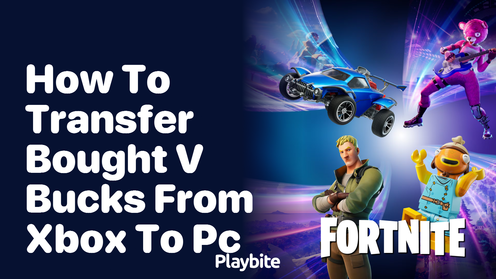 How to Transfer Bought V-Bucks from Xbox to PC