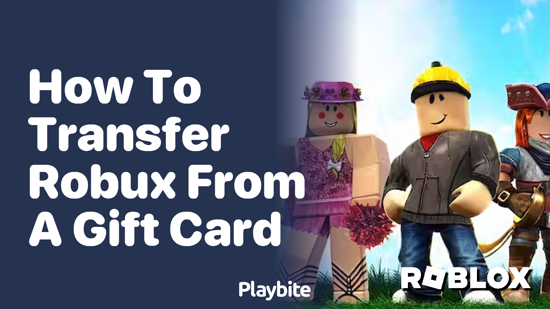 How to Transfer Robux from a Gift Card