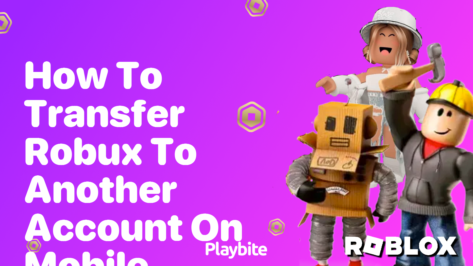 How to Transfer Robux to Another Account on Mobile