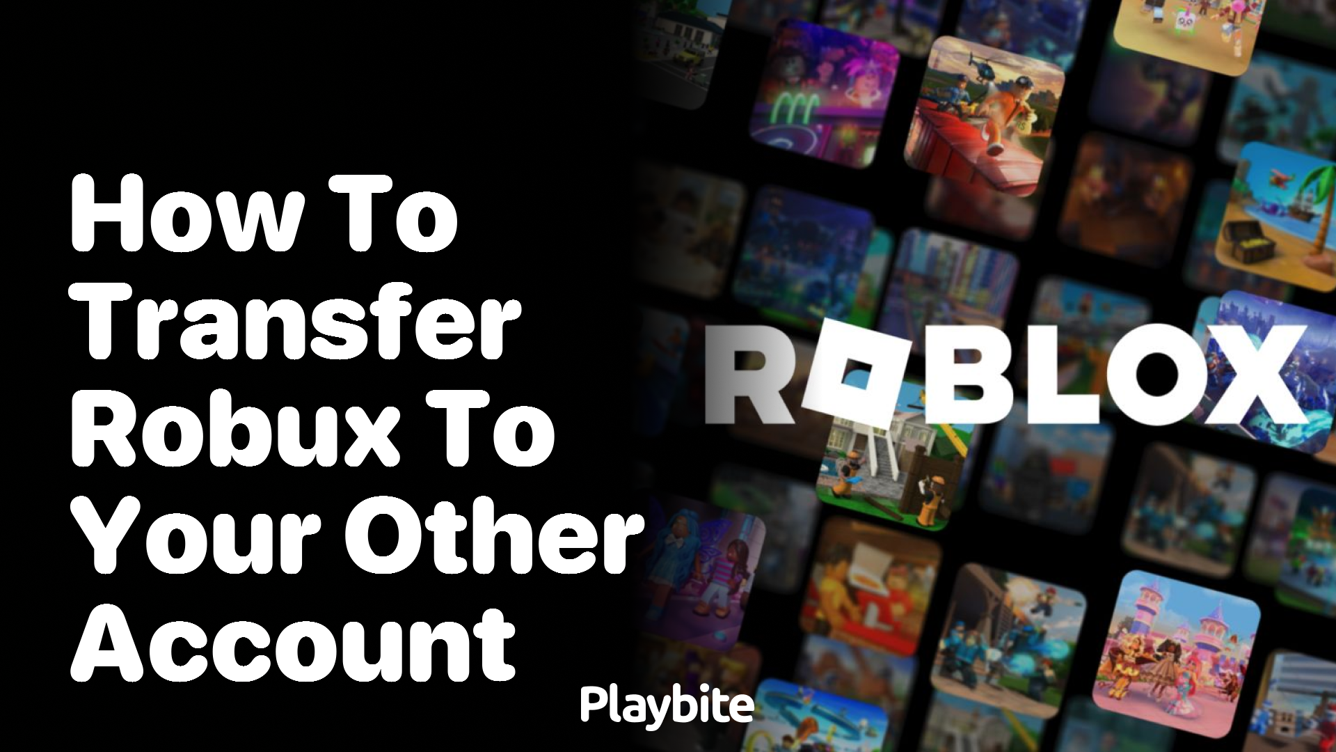 How to Transfer Robux to Your Other Account