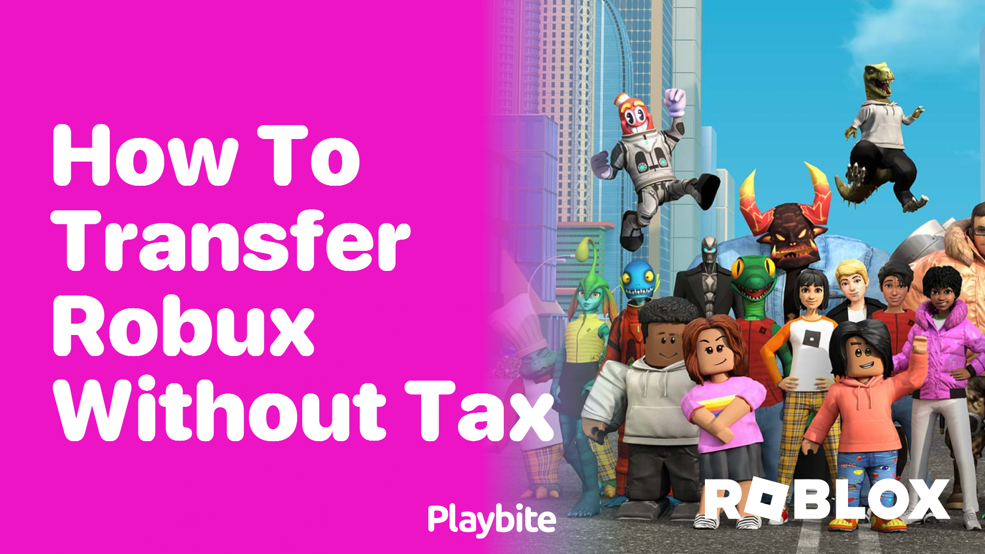 How to Transfer Robux Without Paying Tax