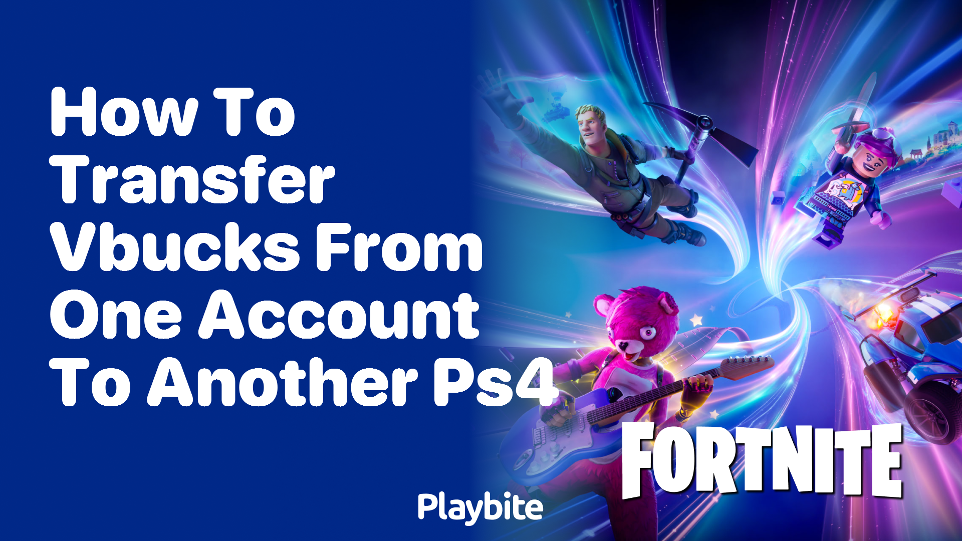 How to Transfer V-Bucks from One Account to Another on PS4