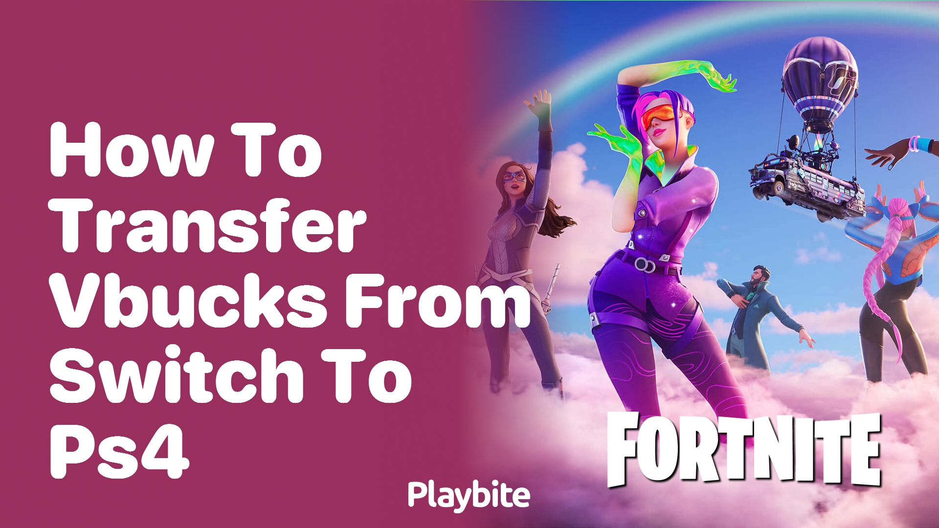 How to Transfer V-Bucks from Switch to PS4