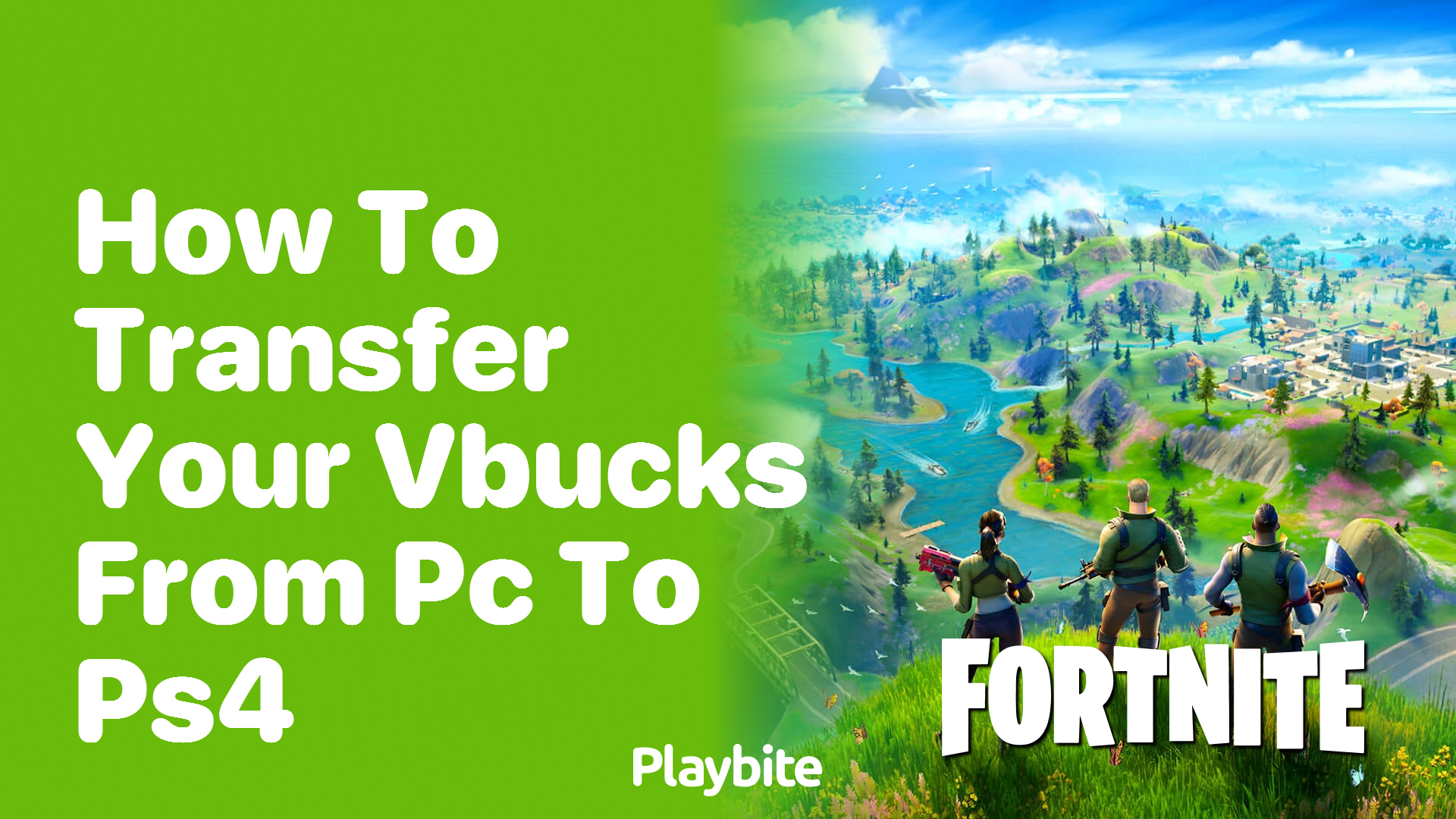 How to Transfer Your Vbucks from PC to PS4