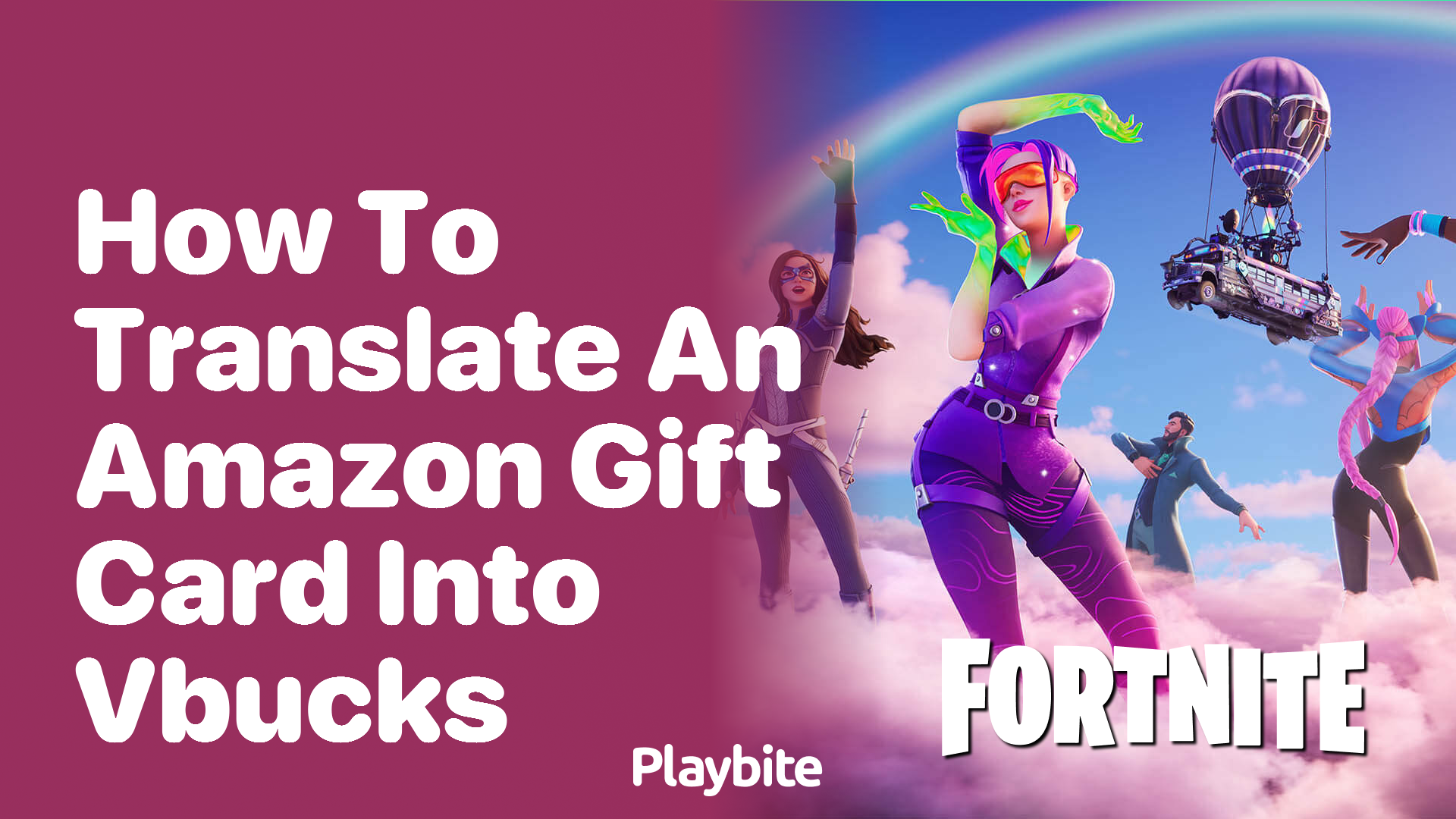 How to Translate an Amazon Gift Card into V-Bucks