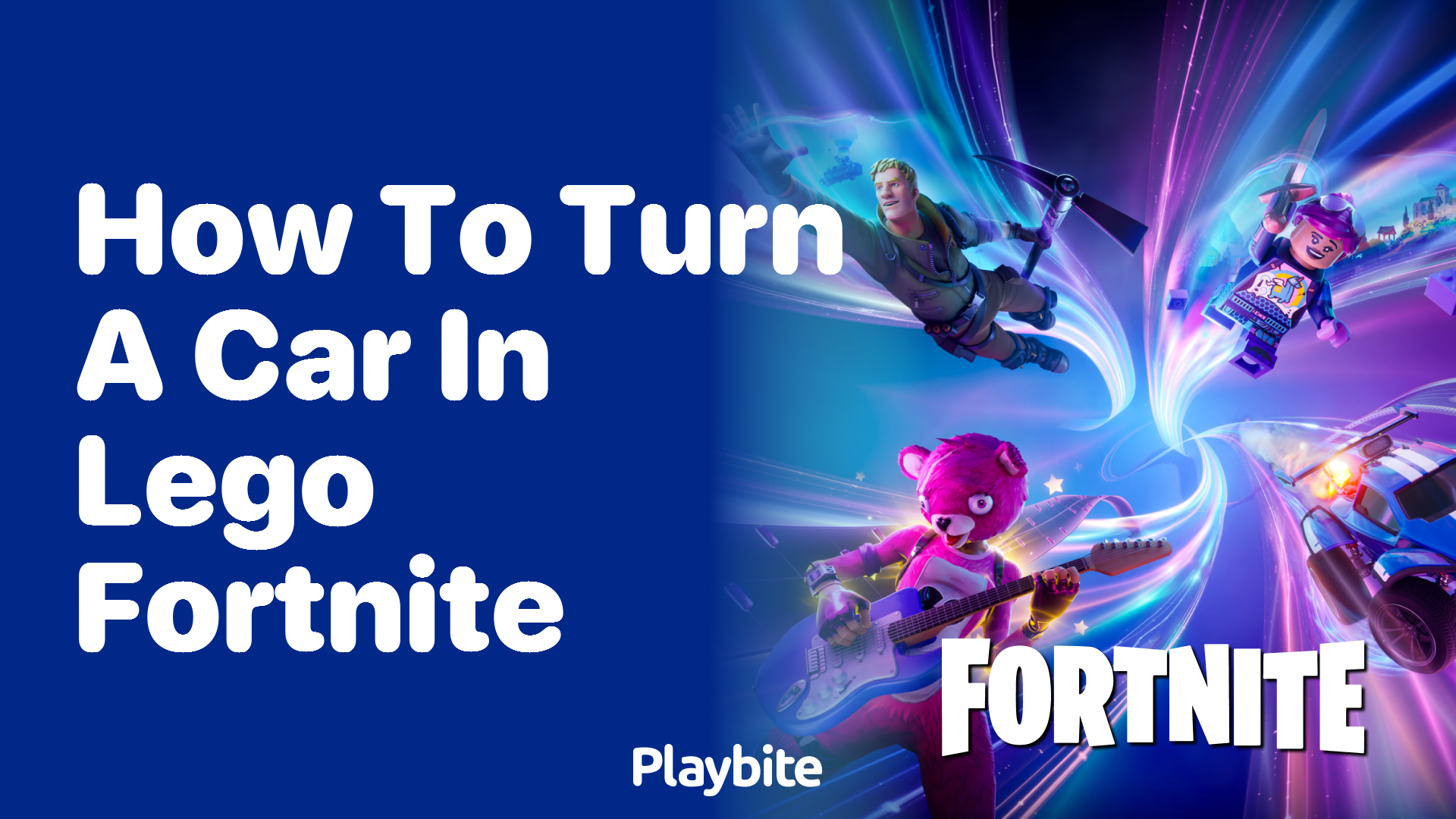 How to Turn a Car in Lego Fortnite