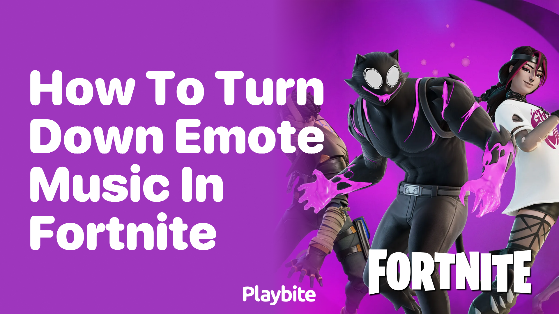 How to Turn Down Emote Music in Fortnite