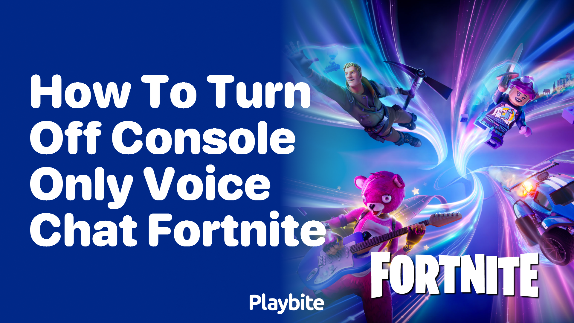 How to Turn Off Console-Only Voice Chat in Fortnite
